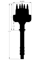 Chevy Black V8 Pro-Billet Distributor This Is Our Most Popular Performance Distributor Must Be Used With An MSD 6, 7 Or 8-Series Ignition. Now In Black MSD Ignition