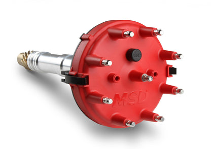 Tall Block Crank Trigger Chevy V8 Distributor Low-Profile, Tall Block, Racing Distributor, Must Be Used With An MSD 6, 7 Or 8-Series Ignition And A Crank Trigger MSD Ignition