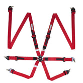 Red - 2 in. Lap and 2 in. Shoulders (for Hans/FHR) FIA 8853-2016 856016RQP