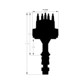 Oldsmobile V8 350-455 Distributor Fits Olds 260, 307, 330, 350, 400, 403, 425 And 455. Must Be Used With An MSD 6, 7 Or 8-Series Ignition MSD Ignition