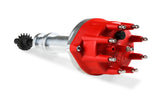 MSD Distributor Ford 351C-460, Pro Billet, Small Cap, Steel Gear MSD'S Pro-Billet Small Diameter Distributor W/Red Cap And Steel Gear, Fits 351C, 351M, 400, 429, 460 With Iron Gear. Must Be Used With An MSD 6, 7 Or 8-Series Ignition MSD Ignition