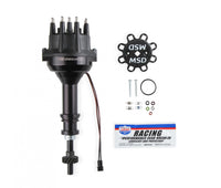 MSD Black Distributor Ford 351C-460 Pro Billet, Small Cap Steel Gear Pro-Billet Small Diameter Distributor Black Housing And Cap With Steel Gear MSD Ignition