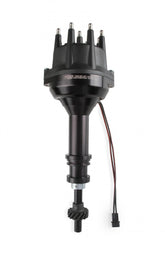MSD Black Distributor Ford 351C-460 Pro Billet, Small Cap Steel Gear Pro-Billet Small Diameter Distributor Black Housing And Cap With Steel Gear MSD Ignition
