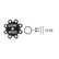 MSD Black Ford 351C 460 Pro-Billet Distributor MSD'S Pro-Billet Small Diameter Distributor Black Housing And Cap With Iron Gear, Fits 351C, 351M, 400, 429, 460 With Iron Gear. Must Be Used With An MSD 6, 7 Or 8-Series Ignition MSD Ignition