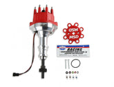 MSD Distributor Ford 289-302, Billet, Small Cap, Steel Gear MSD'S Pro-Billet Small Diameter Distributor W/Red Cap And Steel Gear, Requires The Use Of MSD 6, 7, 8 Series Ignition MSD Ignition