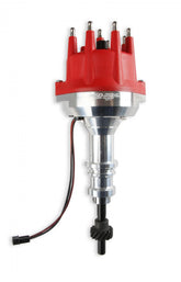 MSD Distributor Ford 289-302, Billet, Small Cap, Steel Gear MSD'S Pro-Billet Small Diameter Distributor W/Red Cap And Steel Gear, Requires The Use Of MSD 6, 7, 8 Series Ignition MSD Ignition