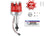 Distributor, Ford 289-302/Steel Gear/Holley Hi-Ram MSD'S Pro-Billet Small Diameter Distributor W/Red Cap And Steel Gear MSD Ignition