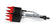 Distributor, Billet Ford 351W, For Edelbrock Victor Jr, W/Steel Gear MSD'S Billet Distributor For Use With Edelbrock Victor Jr. Intake Manifold, W/Steel Gear. Requires The Use Of MSD 6, 7, 8 Series Ignition MSD Ignition