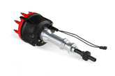 Distributor, Billet Ford 351W, For Edelbrock Victor Jr, W/Steel Gear MSD'S Billet Distributor For Use With Edelbrock Victor Jr. Intake Manifold, W/Steel Gear. Requires The Use Of MSD 6, 7, 8 Series Ignition MSD Ignition