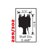 MSD Billet Distributor Ford Small Block Iron Gear Small Block Ford 289/302 Sbf Must Be Used With An MSD 6, 7, Or 8-Series Ignition MSD Ignition