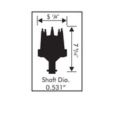 Ford Fe Pro-Billet Distributor Fits 332, 352, 360, 390, 406, 410, 427, 428 Fe Engines. Must Be Used With An MSD 6, 7 Or 8-Series Ignition. Comes With An Iron Gear MSD Ignition