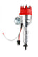 MSD Distributor, Ford Fe, Ready-To-Run, Steel Gear MSD'S Pro-Billet Distributor With Small Diameter Red Cap And Ready To Run W/Vacuum Advance And Steel Gear, No Ignition Box Needed MSD Ignition