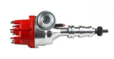 MSD Distributor, Ford Fe, Ready-To-Run, Steel Gear MSD'S Pro-Billet Distributor With Small Diameter Red Cap And Ready To Run W/Vacuum Advance And Steel Gear, No Ignition Box Needed MSD Ignition