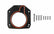 Throttle Body Adapter Plate Throttle Body Adapter Plate (3-Bolt) 75Mm Tb To (4-Bolt) Intake-Black Finish Sniper EFI