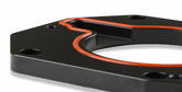 Throttle Body Adapter Plate Throttle Body Adapter Plate (3-Bolt) 75Mm Tb To (4-Bolt) Intake-Black Finish Sniper EFI