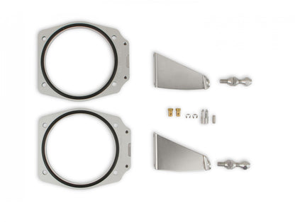 Throttle Linkage Kit Dual Plenum Intake GM Ls Engines Fabricated Dual Plenum Intake Manifold Throttle Linkage Kit 102Mm Throttle Body Opening For GM Ls Engines Black Finish Sniper EFI