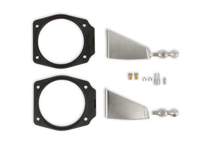 Throttle Linkage Kit Dual Plenum Intake GM Ls Engines Fabricated Dual Plenum Intake Manifold Throttle Linkage Kit 102Mm Throttle Body Opening For GM Ls Engines Black Finish Sniper EFI