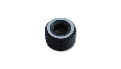 Vibrant NPT Socket Pipe Plug | 1/4 in NPT, 6061 Aluminum | 10491