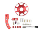 MSD Crank Trigger Wheel Kit Flying Magnet Hall-Effect Bbc 8 In. Big Block Chevy Crank Trigger Kit 8 In. Wheel/Hall-Effect Sensor/Adjustable Timing Pointer Red MSD Ignition