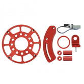 MSD Crank Trigger Wheel Kit Flying Magnet Sbf Windsor 289/302/351W Use With MSD 6/7/8 Series Ignition Red MSD Ignition