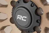 Rough Country 87 Series Wheel | Simulated Beadlock | Bronze/Black | 17x8.5 | 6x5.5 |+25mm