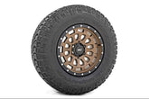 Rough Country 87 Series Wheel | Simulated Beadlock | Bronze/Black | 17x8.5 | 5x4.5 | +0mm