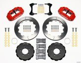 Wilwood Narrow Superlite 6R Front Hat Kit 12.88in Red 2006-Up Civic / CRZ