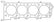 Cometic Ford 4.6L V-8 Right Side 92MM .030 inch MLS Head Gasket