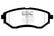 EBC 15-21 Subaru WRX 2.5L (Excl 2022 Models) Bluestuff Front Brake Pads