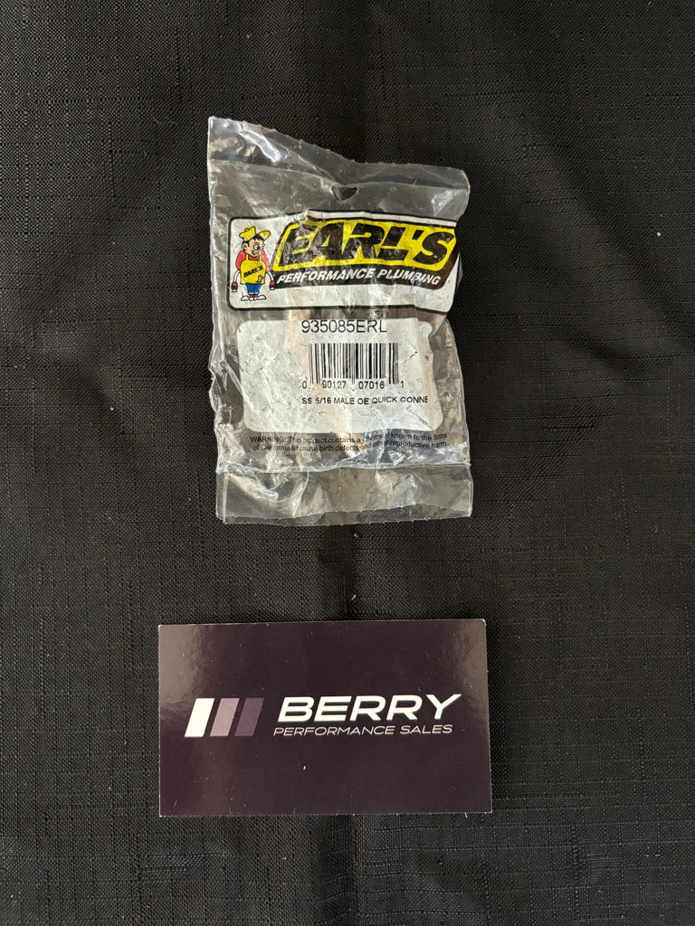 OPEN BOX - Earl's Performance -8 AN O-Ring Port Male to 5/16" Tube OE Style Quick Connect 935085ERL