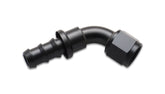 Vibrant Push-On 60 Degree Hose End Elbow Fitting Size -10AN
