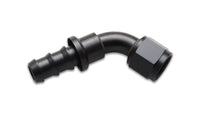 Vibrant Push-On 60 Degree Hose End Elbow Fitting Size -10AN