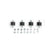 MSD Vibration Mounts, For MSD 7 Series Ignition Modules, 4-Pack 1 Inch X .75 Inch, 4/Card For Use With MSD 7 Series Ignitions MSD Ignition