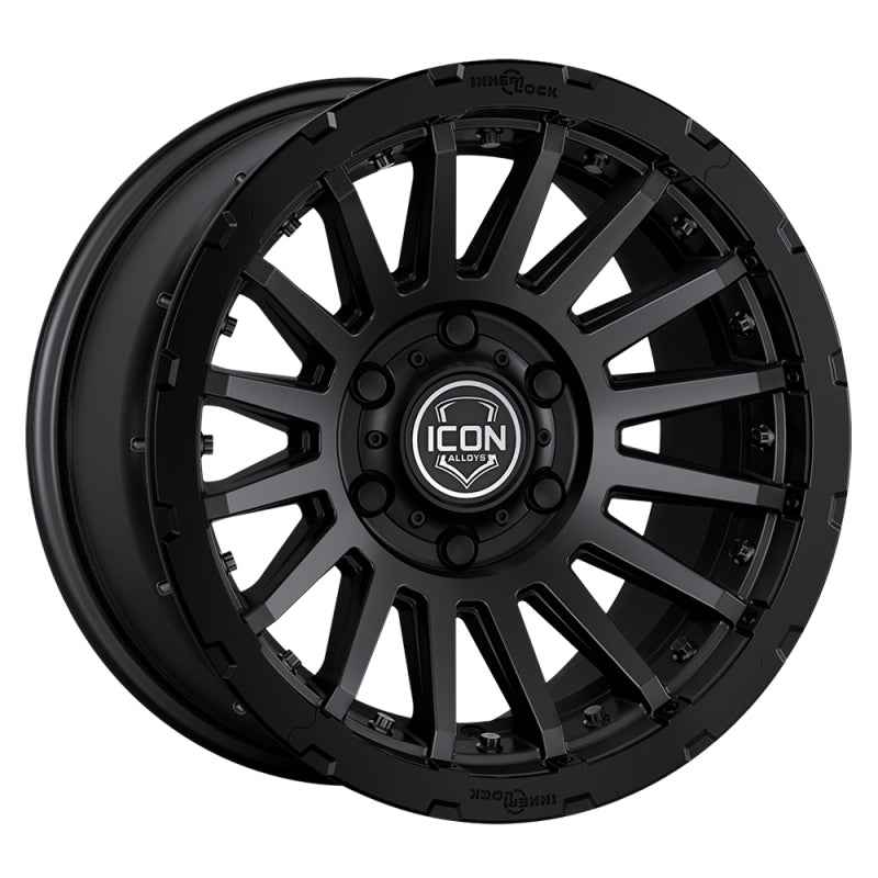 ICON Recon Pro 18x9 6 x 5.5 25mm Offset 6in BS 95.1mm Bore Satin Black Wheel