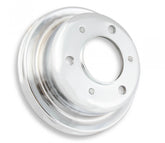 Chrome Crankshaft Pulley Single Groove Fits 1965-1968 Ford 289/302 Mr Gasket