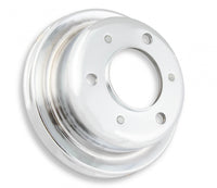 Chrome Crankshaft Pulley Single Groove Fits 1965-1968 Ford 289/302 Mr Gasket