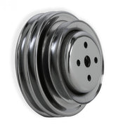 Chrome Water Pump Pulley Triple Groove Fits 1966-1969 Ford 289/302/351W with A/C, P/S & Smog Pump Mr Gasket