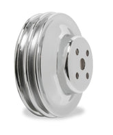 Chrome Water Pump Pulley Double Groove Fits 1965-1969 Ford 289/302/351W Mr Gasket