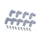 MSD Spark Plug Boot & Terminal Kit 90 Deg Hei Gray MSD Ignition