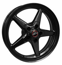 Load image into Gallery viewer, Race Star 92 Drag Star Bracket Racer 15x3.75 5x4.75BC 1.25BS Gloss Black Wheel