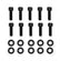 Valve Cover Fabricated Aluminum Ford Fe Tall Black Finish 1958-1976 Ford Fe 332-428 Cubic Inch Short Bolt Sniper EFI