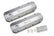Valve Cover Fabricated Aluminum Bbc Natural Anodized 1965-2000 Chevrolet Big Block 396-454 1/4 Inch Thick Billet Rail Sniper EFI