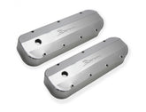 Valve Cover Fabricated Aluminum Bbc Natural Anodized 1965-2000 Chevrolet Big Block 396-454 1/4 Inch Thick Billet Rail Sniper EFI