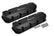 Valve Cover Fabricated Aluminum Bbc Tall Black 1965-2000 Chevrolet Big Block 396-454 Cubic Inch With Smooth Hole Sniper EFI
