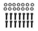 Valve Cover Fabricated Aluminum Bbc Tall Black 1965-2000 Chevrolet Big Block 396-454 Cubic Inch With Smooth Hole Sniper EFI
