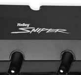 Valve Cover Fabricated Aluminum Bbc Tall Black 1965-2000 Chevrolet Big Block 396-454 Cubic Inch With Smooth Hole Sniper EFI