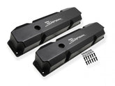 Valve Cover Fabricated Aluminum Chrysler Bb Short Bolt Black 1965-1978 Chrysler Big Block 383-440 Cubic Inch Short Bolt (Not Angled) Sniper EFI