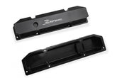 Valve Cover Fabricated Aluminum Chrysler Bb Short Bolt Black 1965-1978 Chrysler Big Block 383-440 Cubic Inch Short Bolt (Not Angled) Sniper EFI