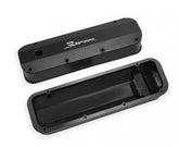 Valve Cover Fabricated Aluminum Ford Big Block Black Finish 1968-97 Ford Big Block 429-460 Cubic Inch Sniper EFI