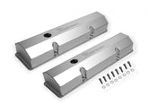 Valve Cover Fabricated Aluminum Sbc Perim Bolt Flat Anodized 1958-1986 Chevrolet Small Block 283-400 Cubic Inch Sniper EFI